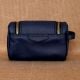 Handcrafted Navy Sienna Travel Kit Leather Trendy